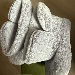 Restoration Hardware Baby & Child Plush Gray Blanket